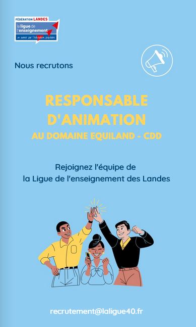 Offre responsable anim